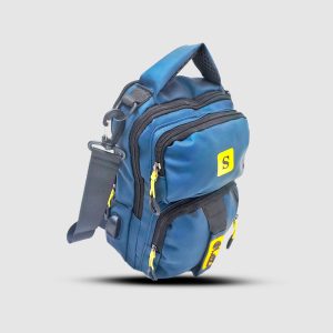 Morral de hombro Azul Usb SPS