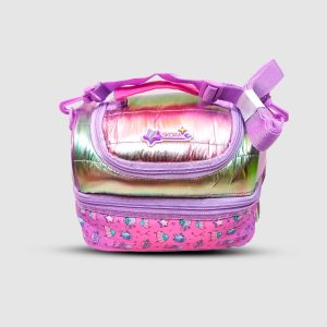 Lunchera Think Happy Shine Estampada Color Rosado para Niñas